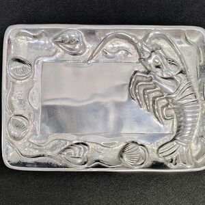 VTG Arthur Court Lobster Shellfish Platter Cast Aluminum